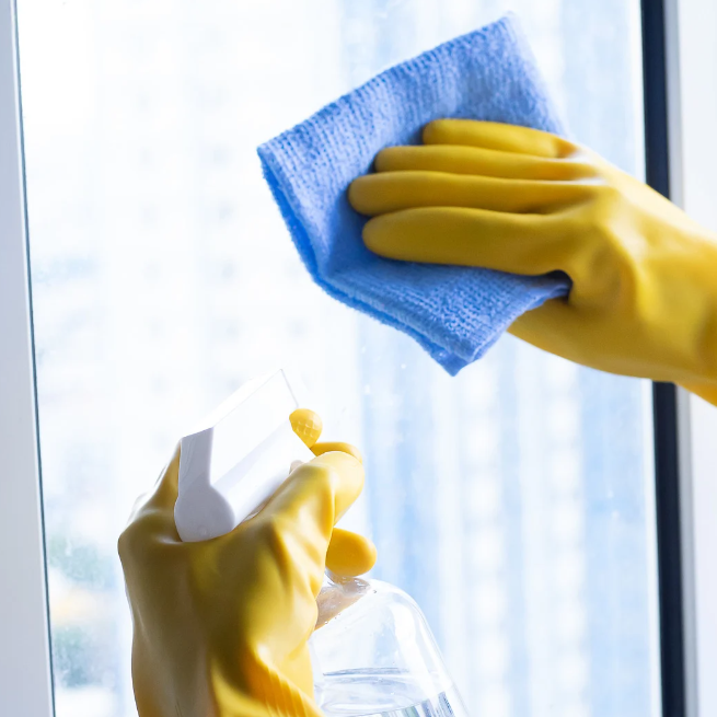 Cleaning uPVC window correctly.